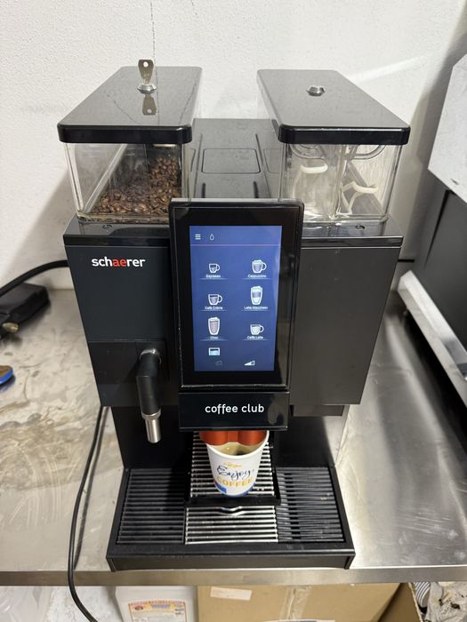 Schaerer Coffee Club  aparat cafea boabe cu lapte si ciocolata instant,toan2019