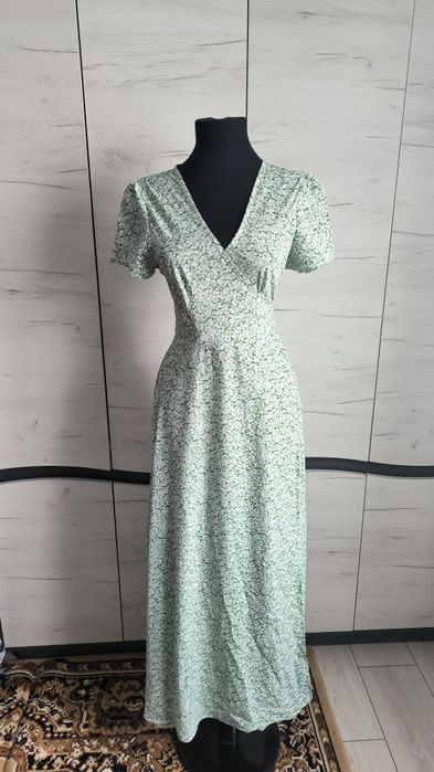 Rochie vintage de vara verde