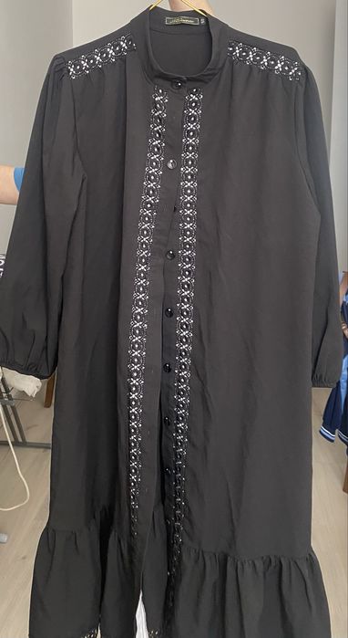 Продам платье новое,турецкое,черное,спереди на пуговицах,р-р 46-48