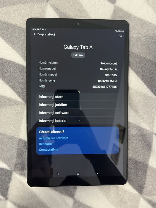 Tableta samsung tab A