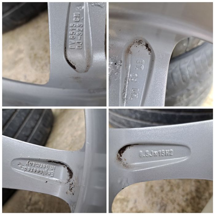 Set 4 buc Jante Opel 5X110/ET.38/6,5J/R15 CB 65 mm aduse din Germania