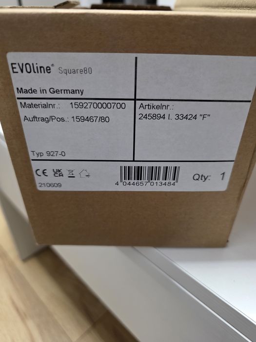 Priza incastrabila blat evoline square80