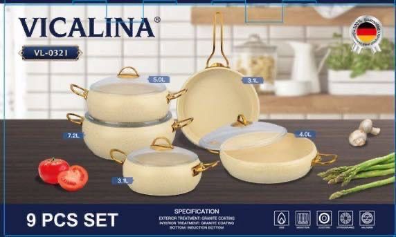 Набор посуды литого алюминия