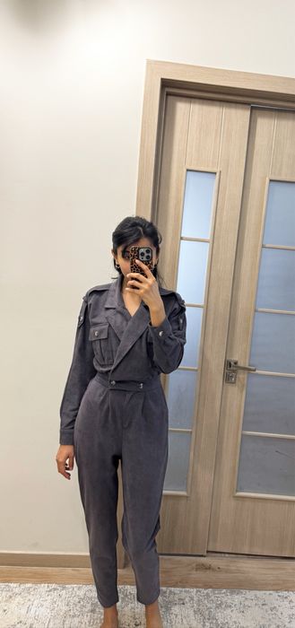 Вельветовый комбинезон