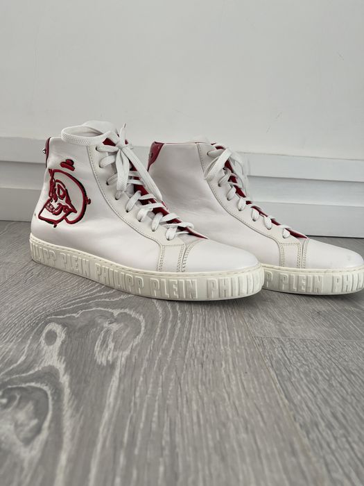 Vind philipp plein HI TOP SNEAKER SKULL second hand