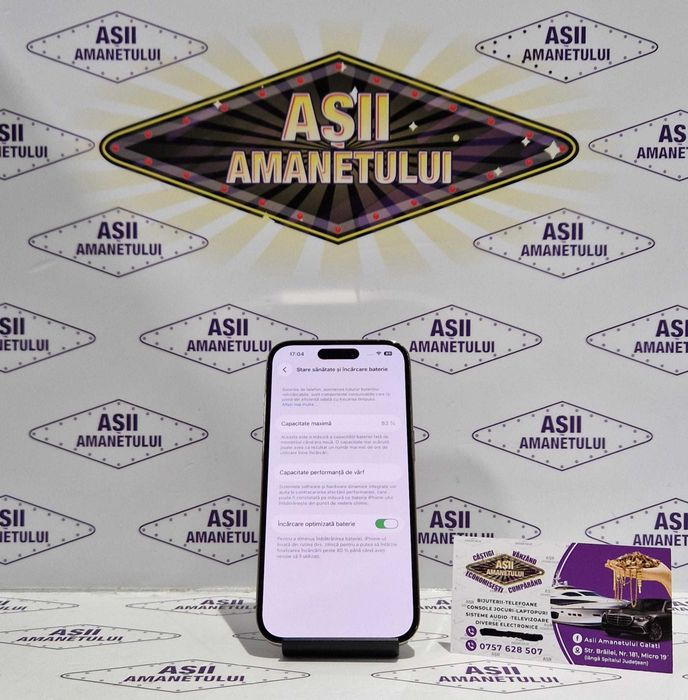 Asii Amanetului - iPhone 14 Pro 128gb, 83% baterie