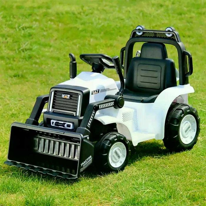 Excavator electric Kinderauto BJYT1066 60W 6V cu telecomanda white