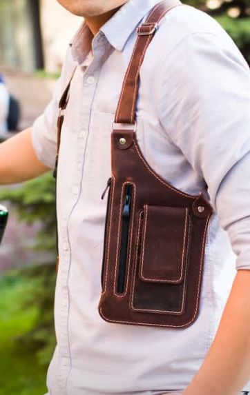 Барсетка кабура кожа былғары