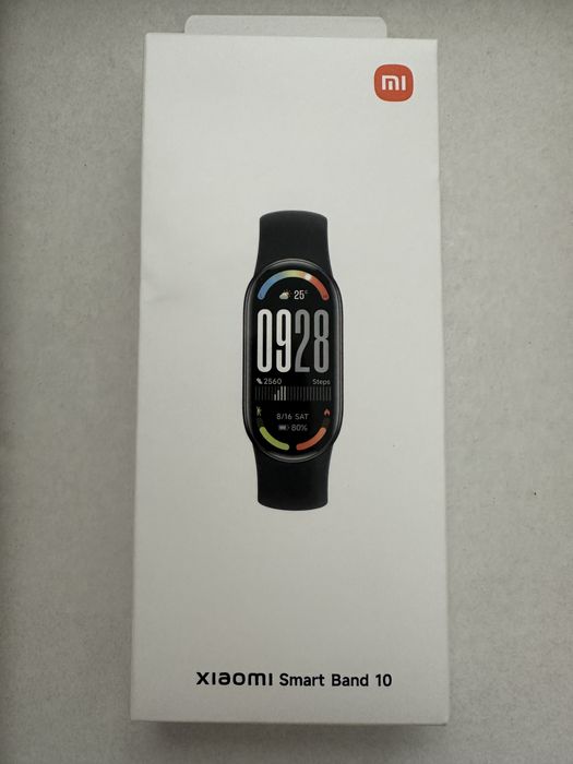 Xiaomi Smart Band 10 Midnight Black, nouă și sigilată