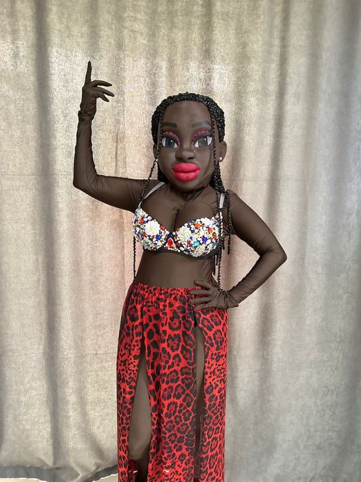 Ростовые куклы 18+ Мулатка стрипкуклы