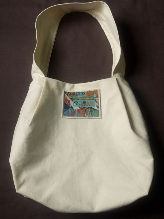 сумка с подкладом ручной работы