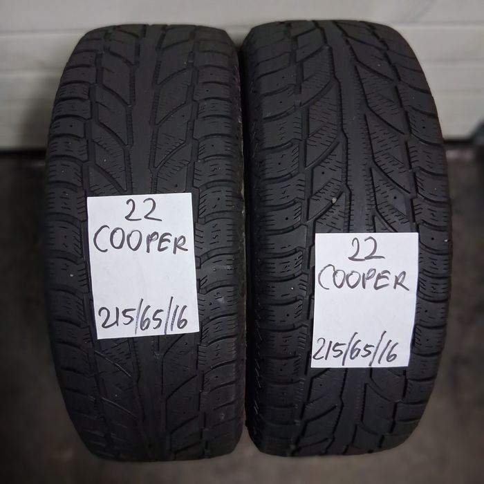 2×215/65/16 M+S COOPER  2022.Stare excelenta.