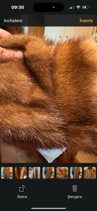 Haină lungă blană naturală