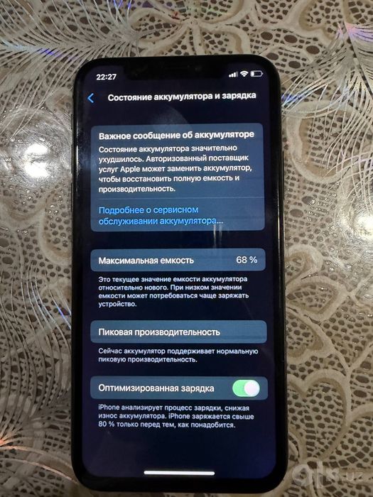Iphone X, novey senat