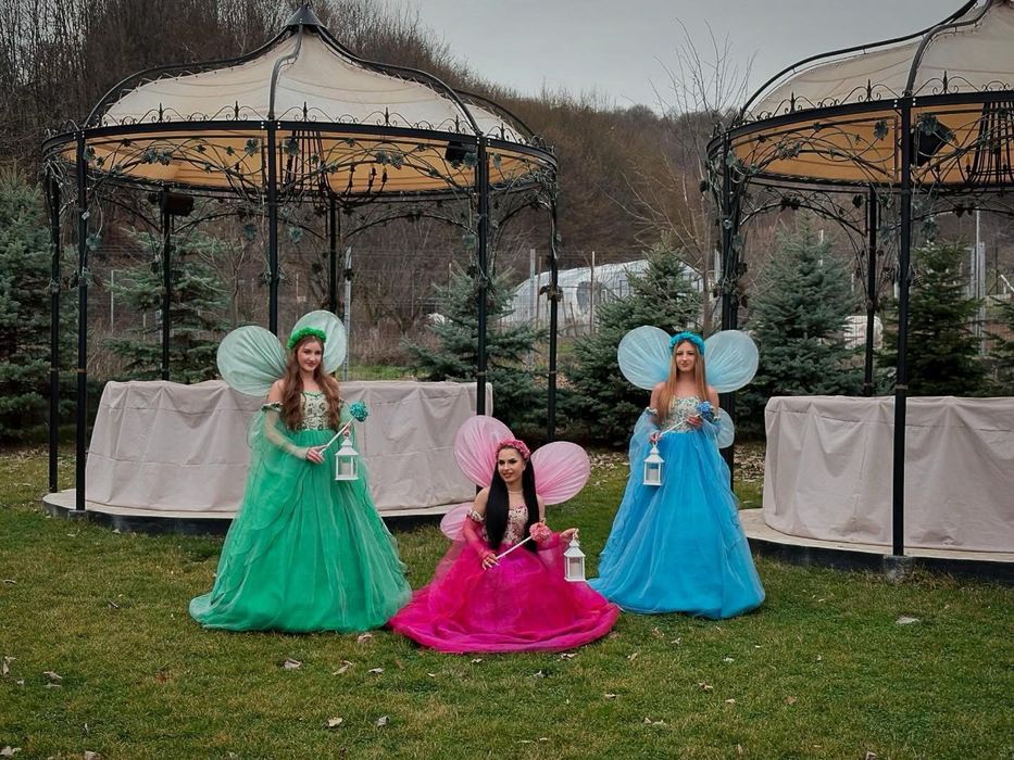 Dansatoare si Ursitoare/Arcada din baloane/Mascote