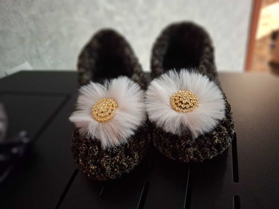 Плетени пантофки