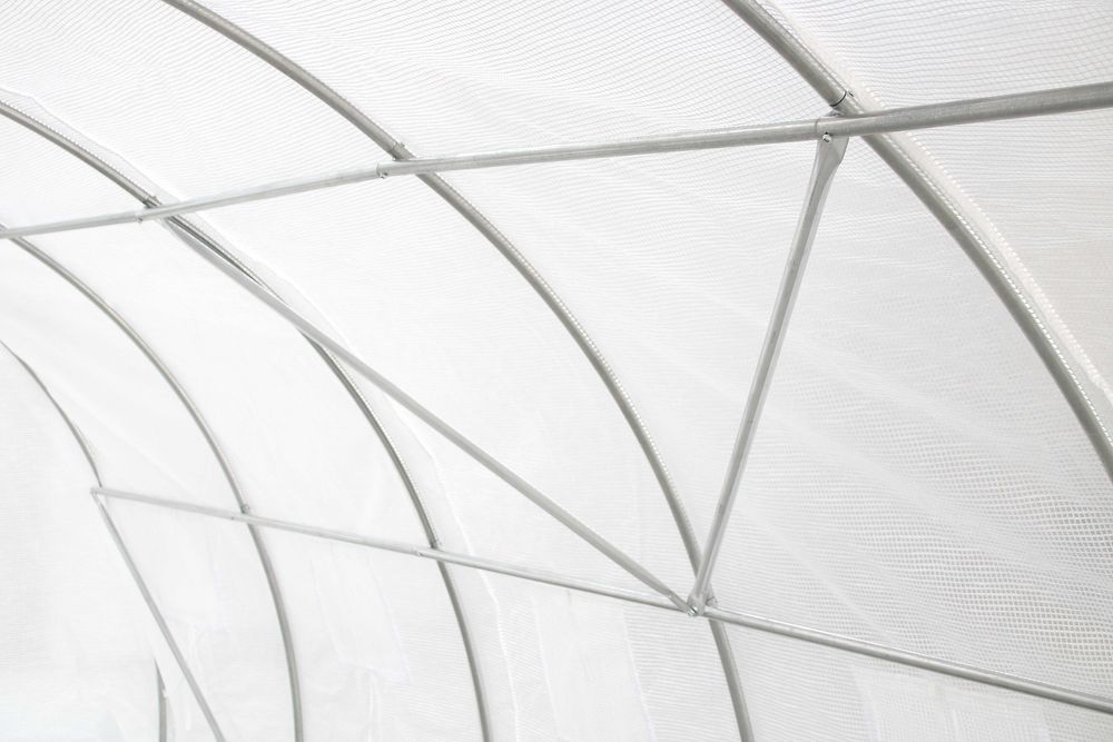 Усилена оранжерия 6*4 метра, две врати