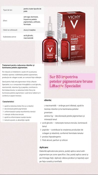 Ser Vichy Lifactiv B3