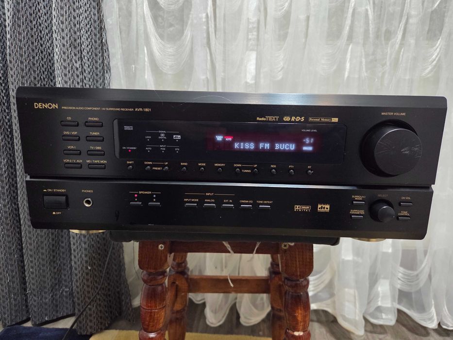Amplificator Audio Denon AVR-1801 Statie Audio Amplituner Audio