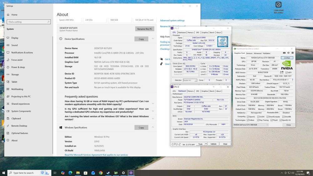 Procesor sk1151 v2 Intel I5 8400