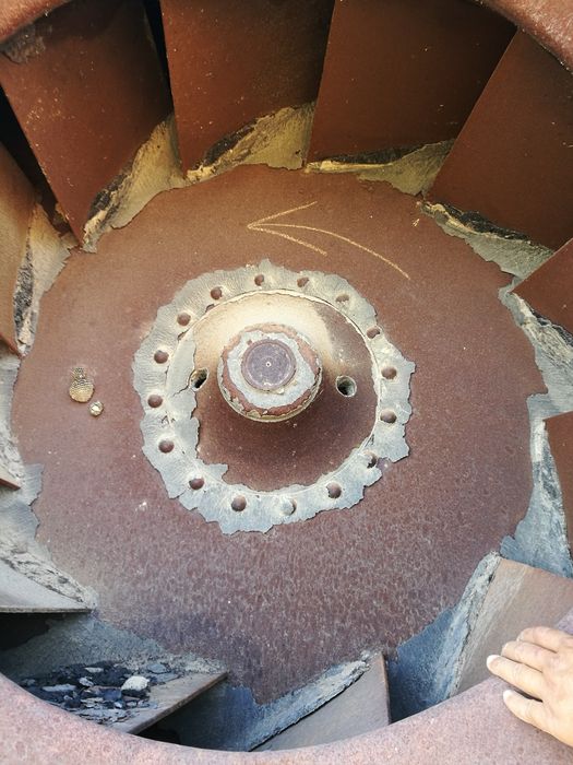 Дымосос центробежный (радиальный) промышленный вентилятор