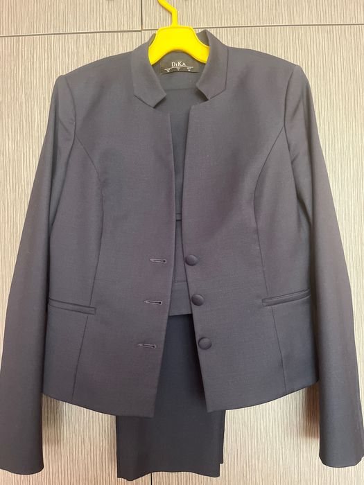 Дамски костюм с панталон вълна Дика