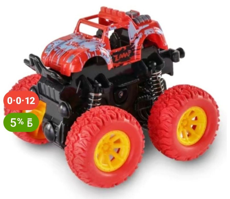 Машинка монстр трак инерционная