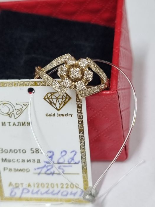 Продам кольцо золото