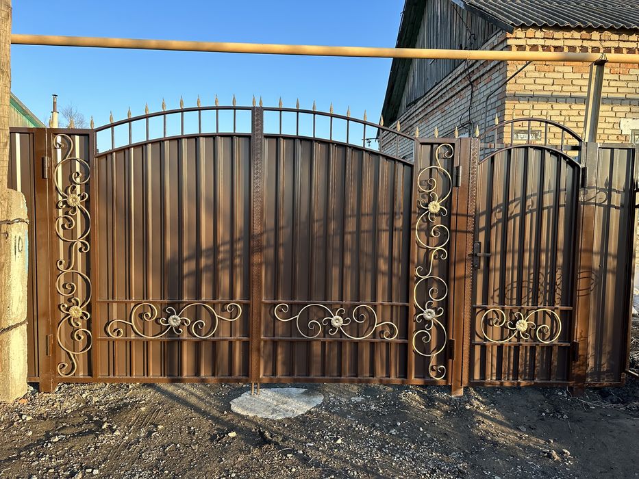 Ворота кованные