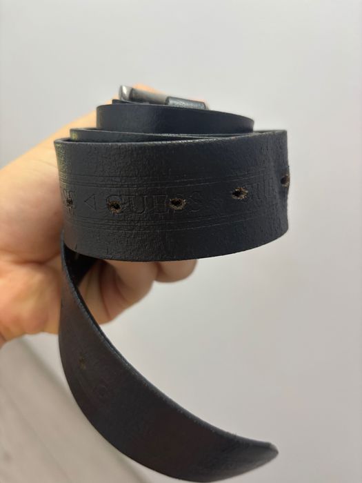 Curea Guess de piele naturală bărbați 100 cm