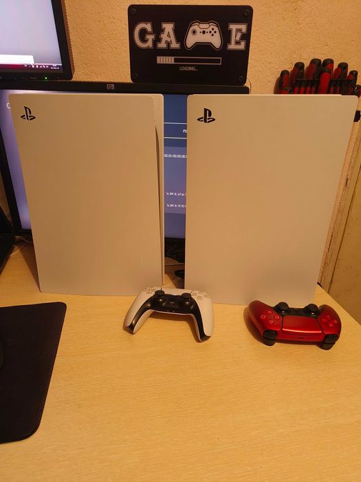 1г. ГАРАНЦИЯ ! PS5 PlayStation 5 Плейстейшън Диск Disk 825GB SSD DualSense Джойстик Контролер Sony конзола игра гейминг симулатор игра станция disc