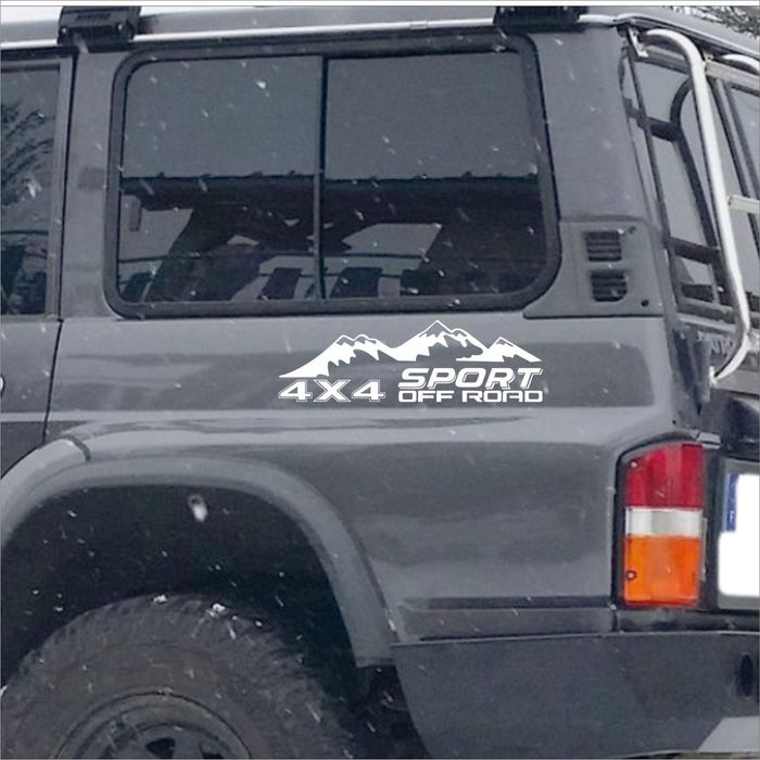 Стикер 4×4 OFF ROAD Sport / Универсален Стикер подходящ за всеки offroad джип