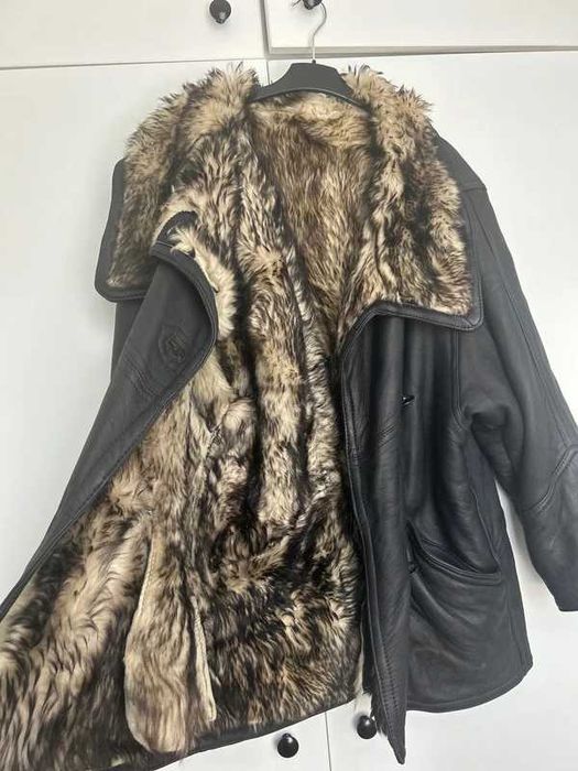 Geaca piele imblanita