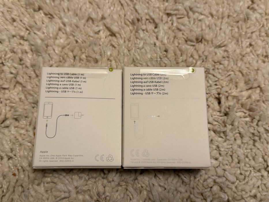 Cablu USB lightning iPhone 1m 2m USB-C Fast Charge