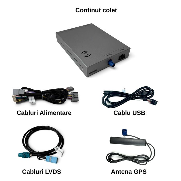 Modul Wireless CarPlay & Android Auto pentru Land Rover / Jaguar, Bosch, Plug and play