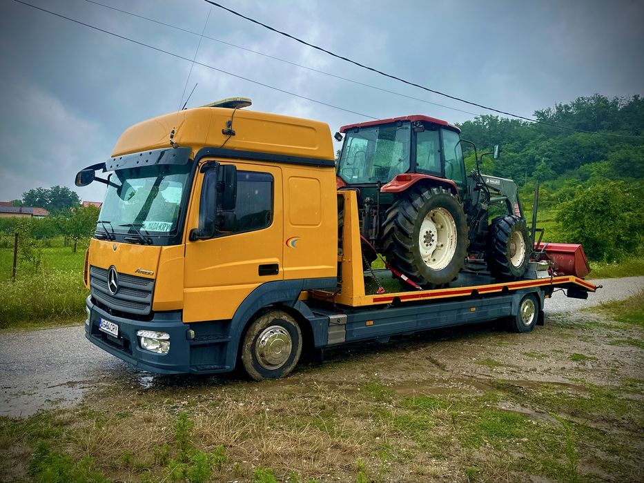 Tractari utilaje dube auto transport platforma