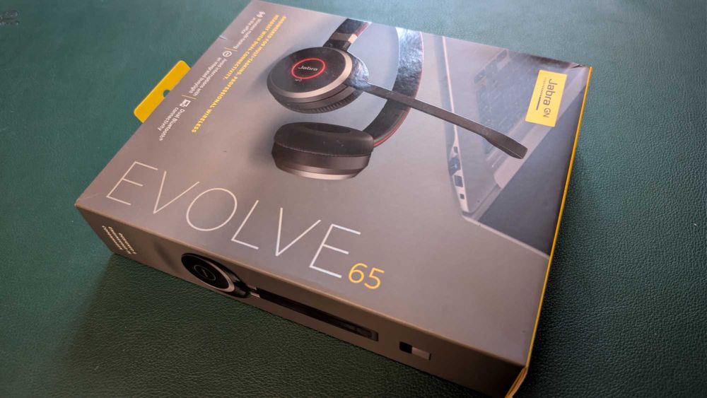 Jabra Evolve 65 Full Box  Stare Excelenta Husă Neopren + Adaptor USB