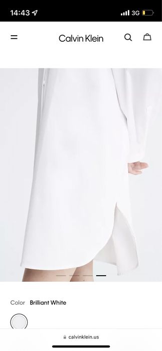 Calvin Klein платье рубашка