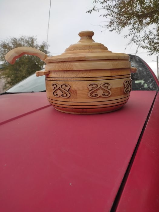 Ағаш ыдыстары. Гарантия бар.