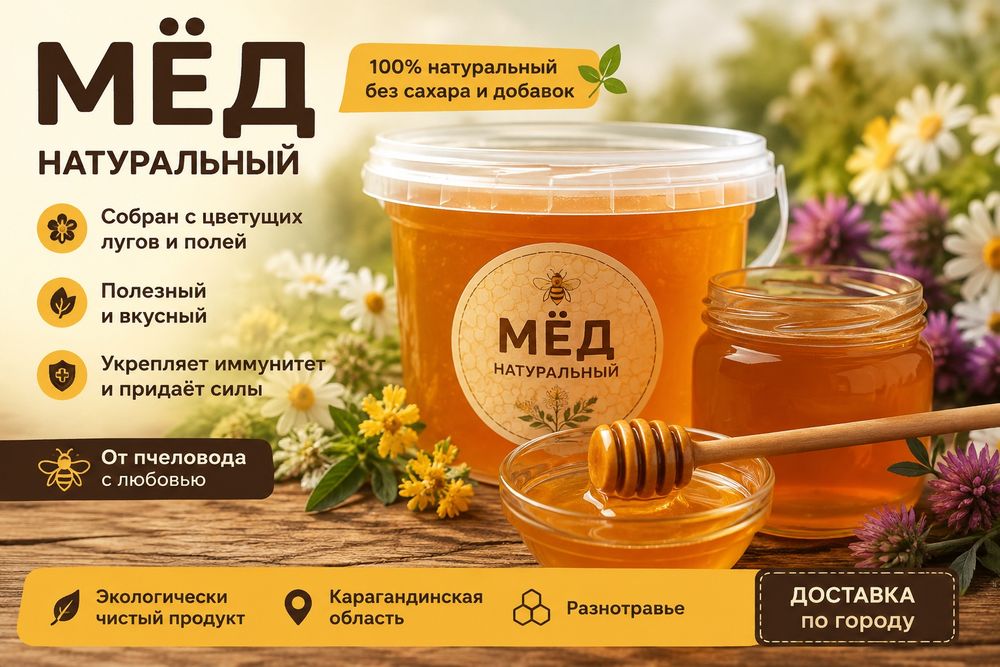 Мед натуральный с пасики