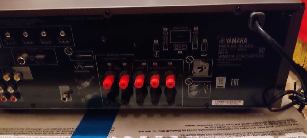 Ресивер YAMAHA RX-V385.