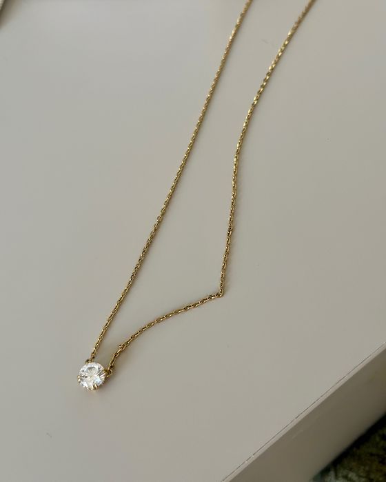 Златисто колие Swarovski-чисто ново