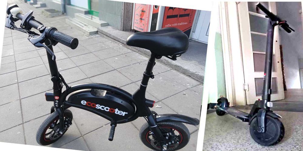 Електрическа тротинетка, скутер 250 и 350W пъргави, батерия зарядно ОК