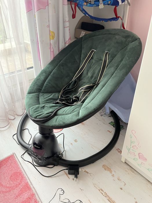 Електрическа люлка с дистанционно Мони зелена