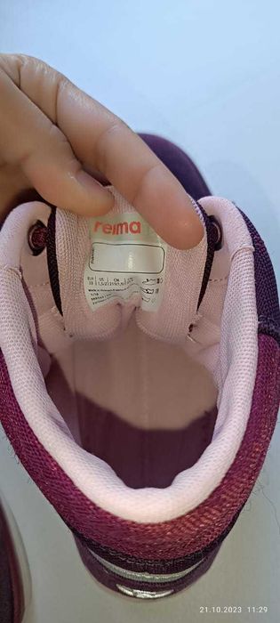 Сапоги Reima для девочки демисезонные