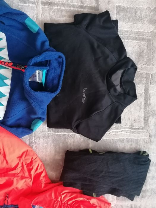 Ски екип с ръкавици и термо бельо