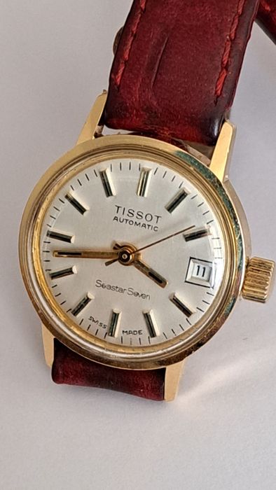 Ceas de Aur 18 K Automatic de damă Tissot Seastar Seven