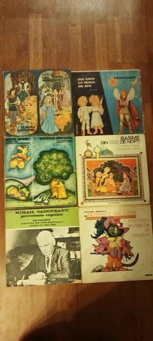 Discuri /Viniluri vechi românești cu povesti și basme