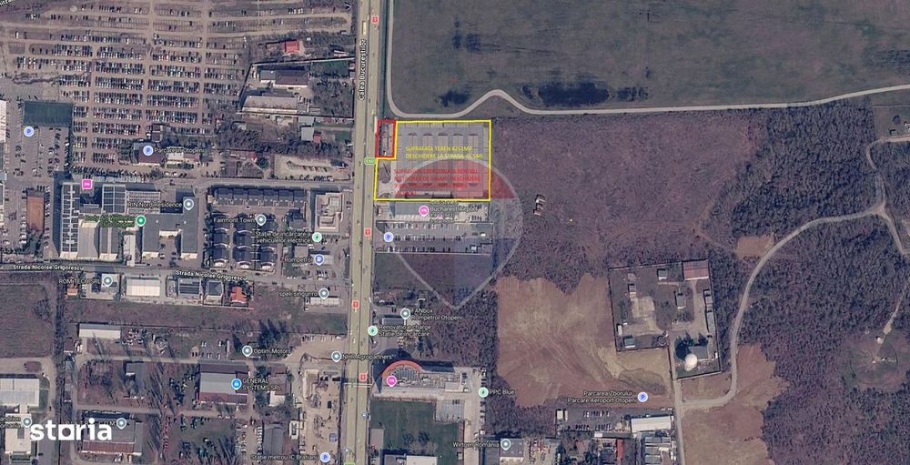 Teren intravilan de vanzare 8.251mp la DN1 I Bucuresti I Otopeni