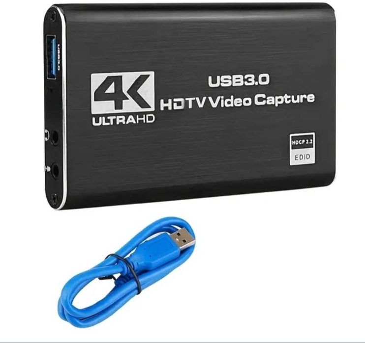 Placa de captura Video 4k 60fps PS4 Xbox PC Laptop